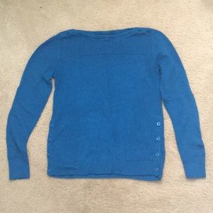 Beautiful Blue Boatneck Sweater